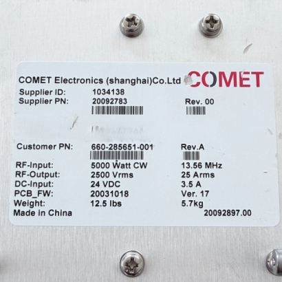 COMET RF Match Network 20092783 , 660-285651-001 _6_.jpg